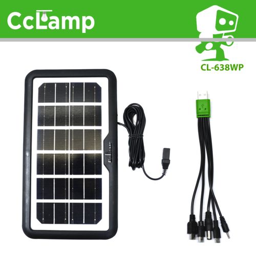 CcLamp Solar Panel 3.8W 6V Polycrystalline Silicon Thin Film Solar Panel