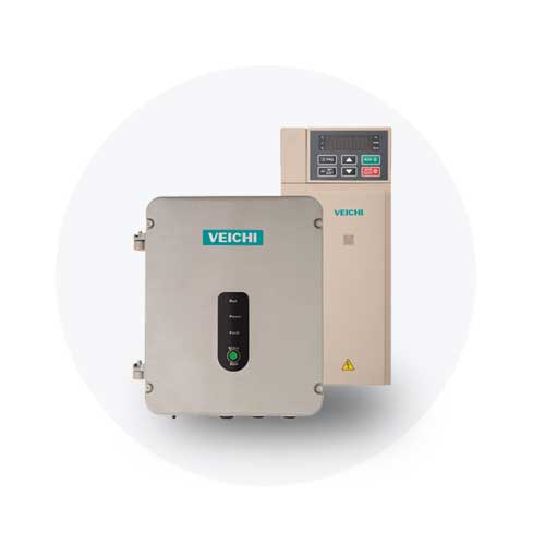 Veichi 15kW (20HP) 3-Phase Hybrid Solar Water Pumping Inverter