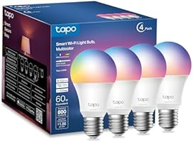 TP-Link Tapo L530E &ndash; Smart Wi-Fi Light Bulb, Multicolor (E27) &ndash; 1 PACK &ndash; White
