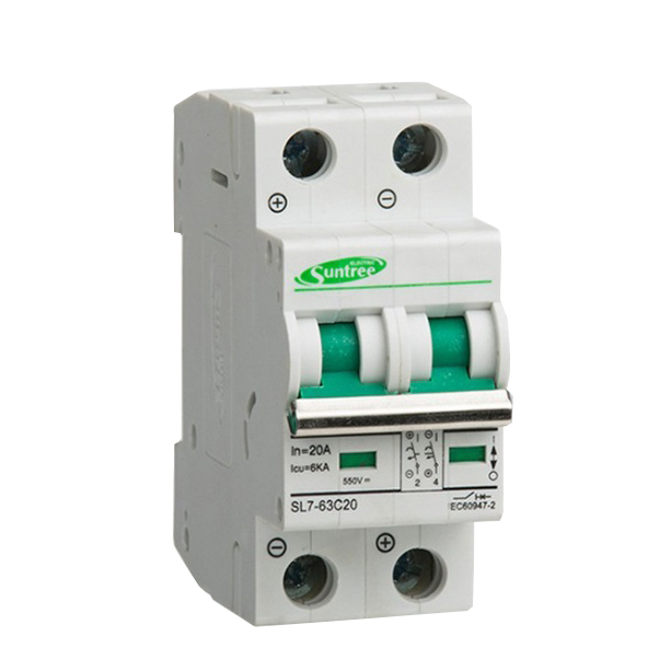 Suntree 20A Solar 2-Pole DC MCB