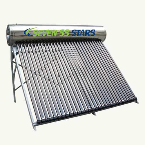 Seven SS Stars 300 Liters Pressurized Solar Water Heater (Galvanized Steel)